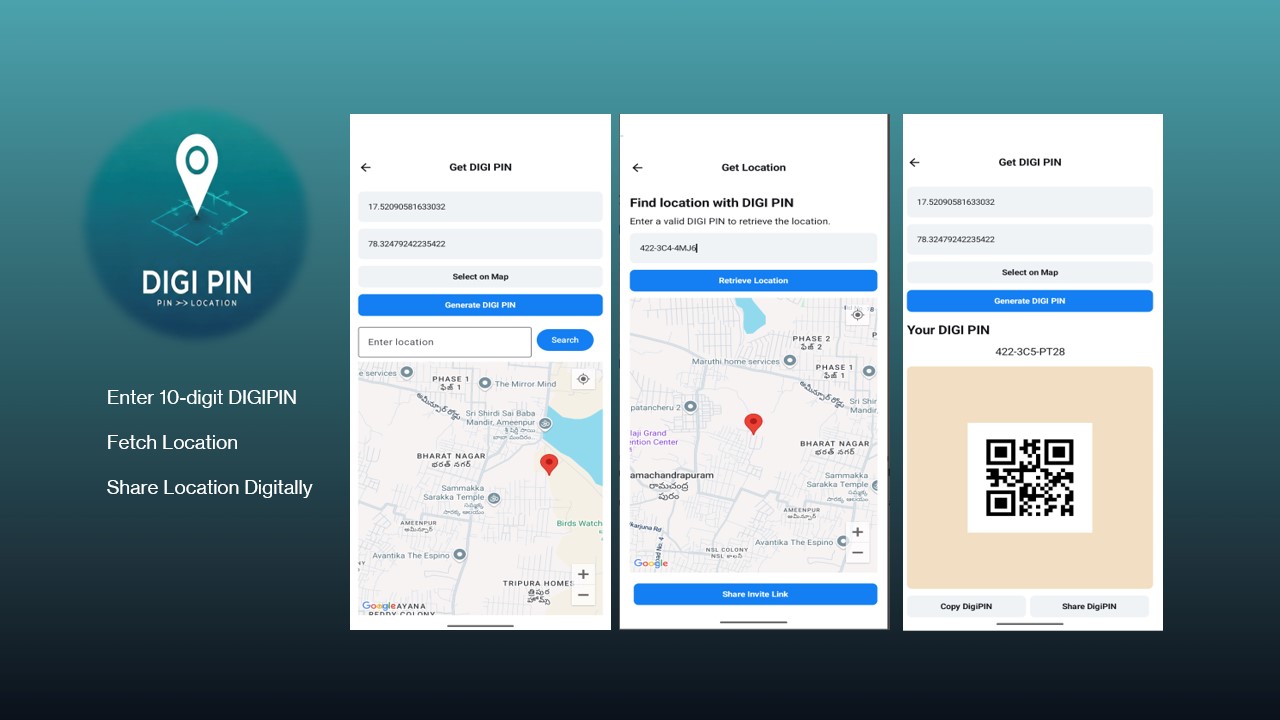 Get My DigiPIN app overview